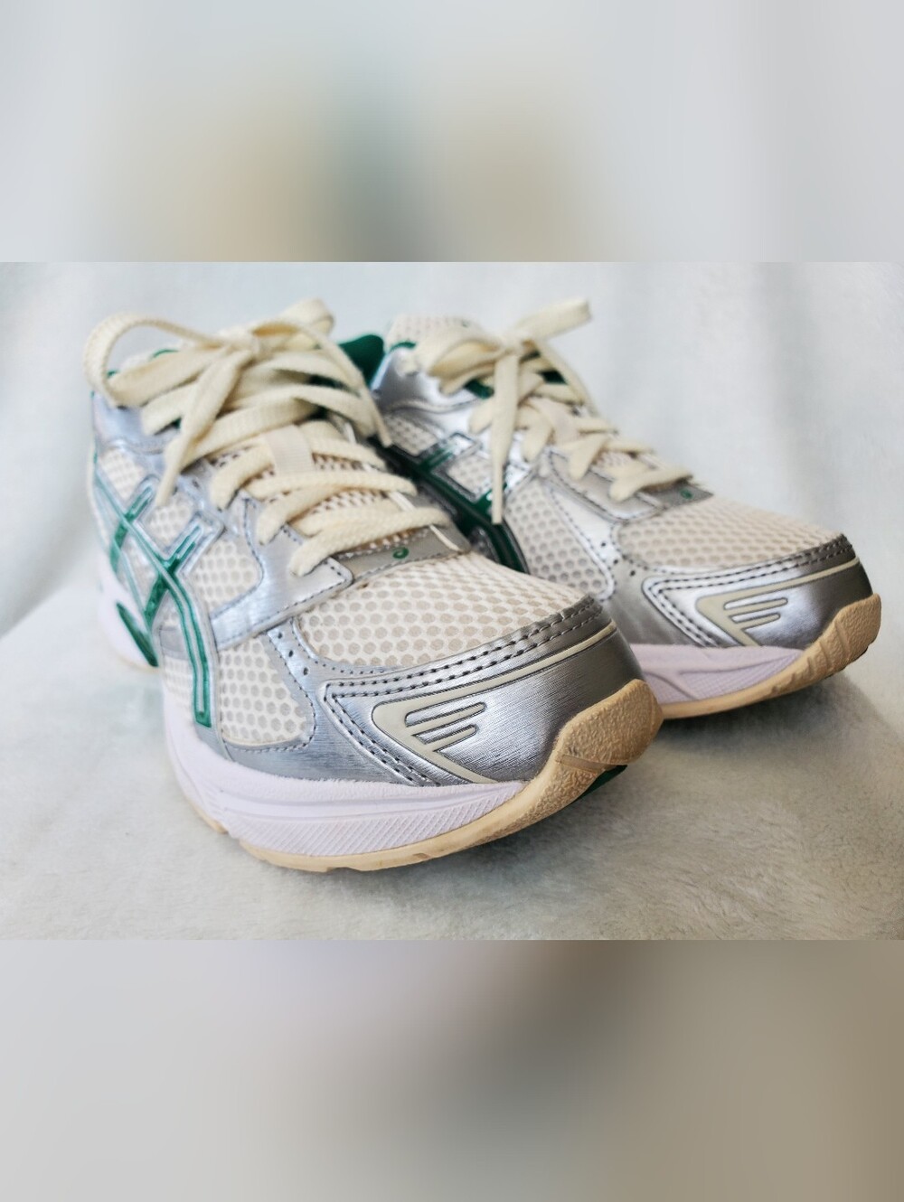 Asics Gel 1130 Cream/Kale Womens 7.5 - Picture 2 of 13